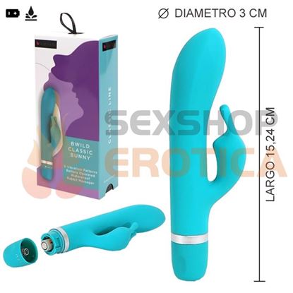 Estimulador de punto g y de clitoris con 2 motores